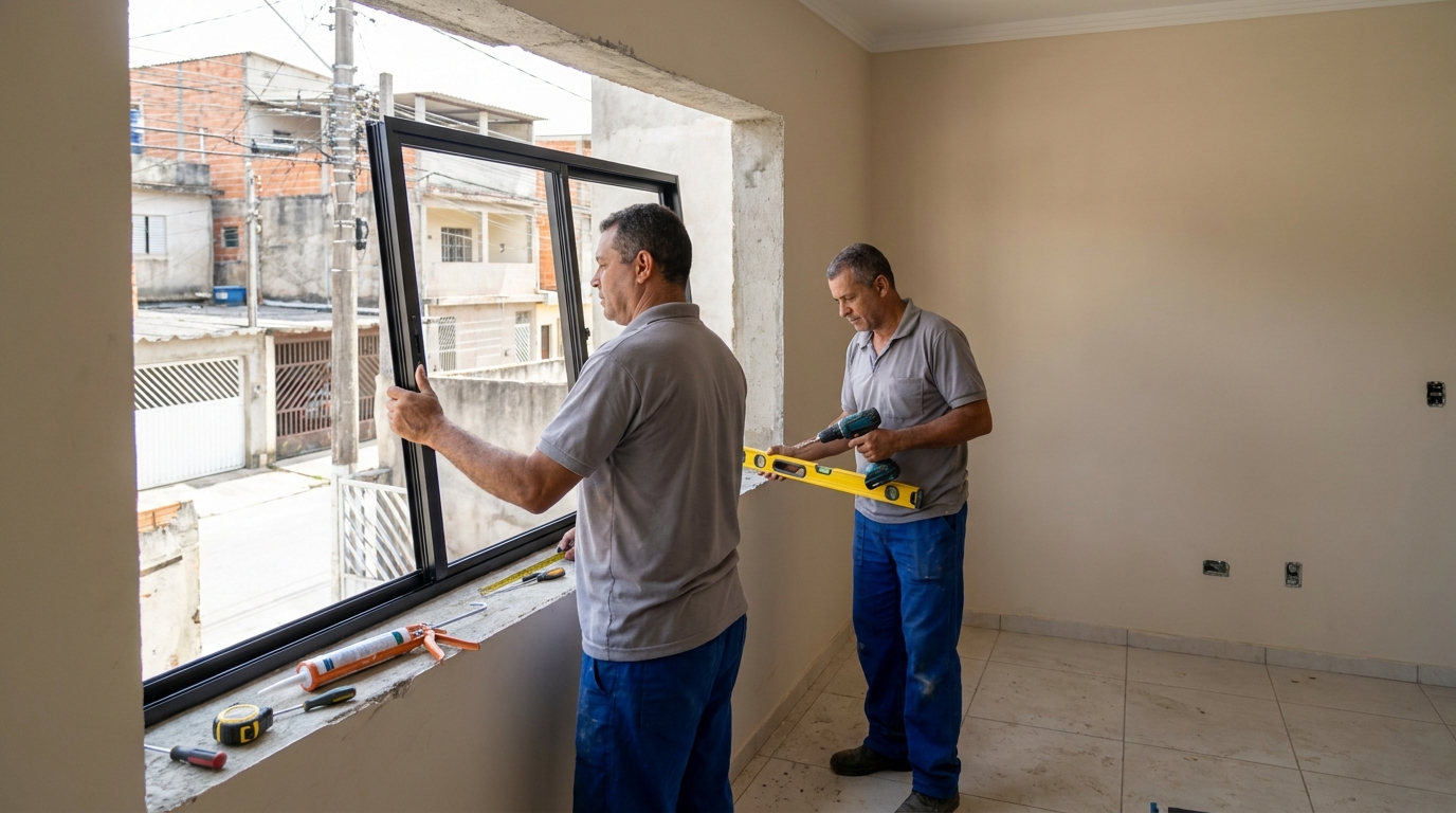 Esquadrias de Alumínio em Aparecida de Goiânia‑GO